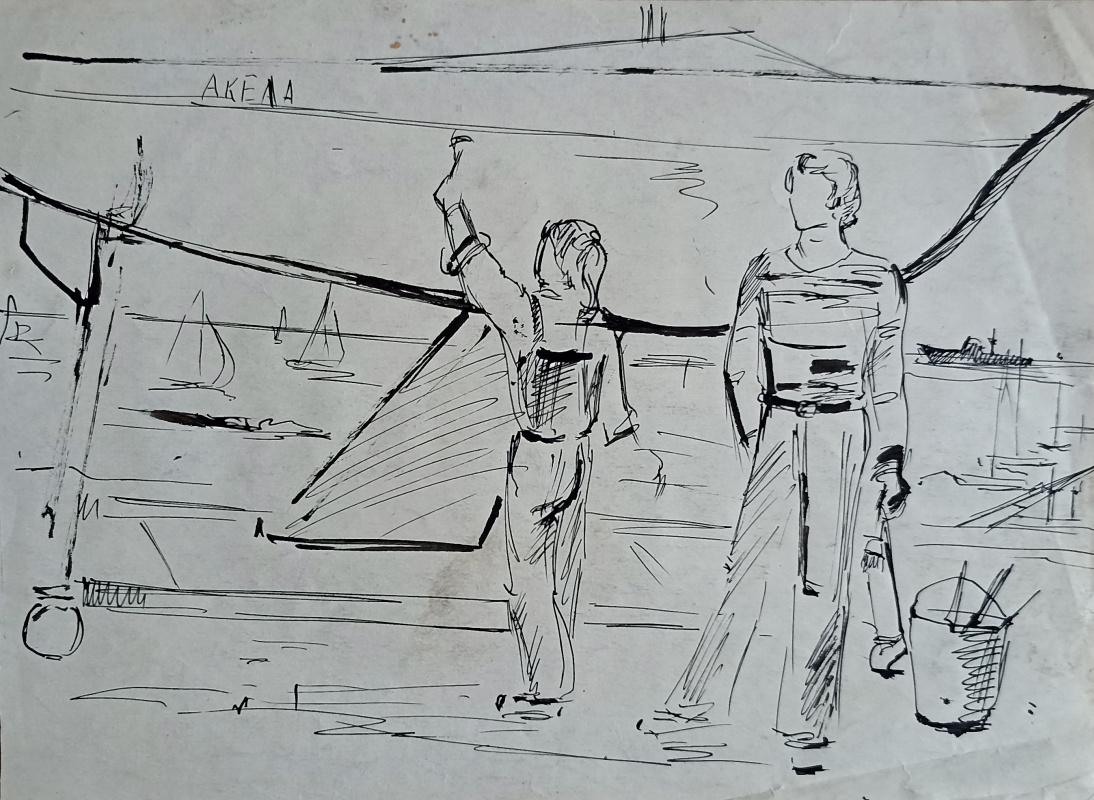 Vladimir Mikhailovich Sudakov. Yacht "Akela"