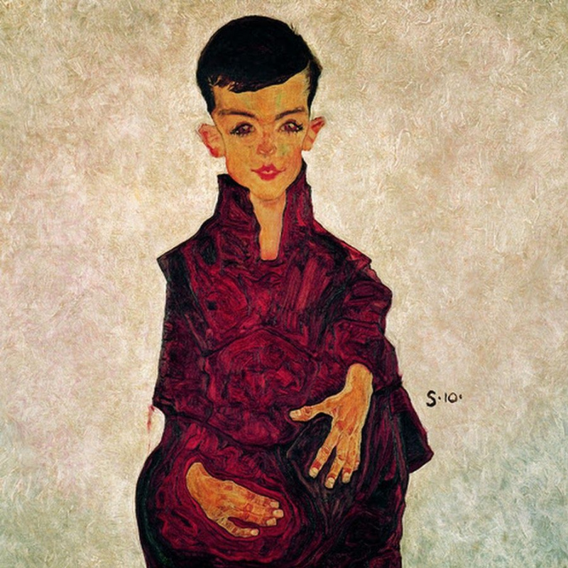 Egon Schiele. Portrait Of Herbert Rainer