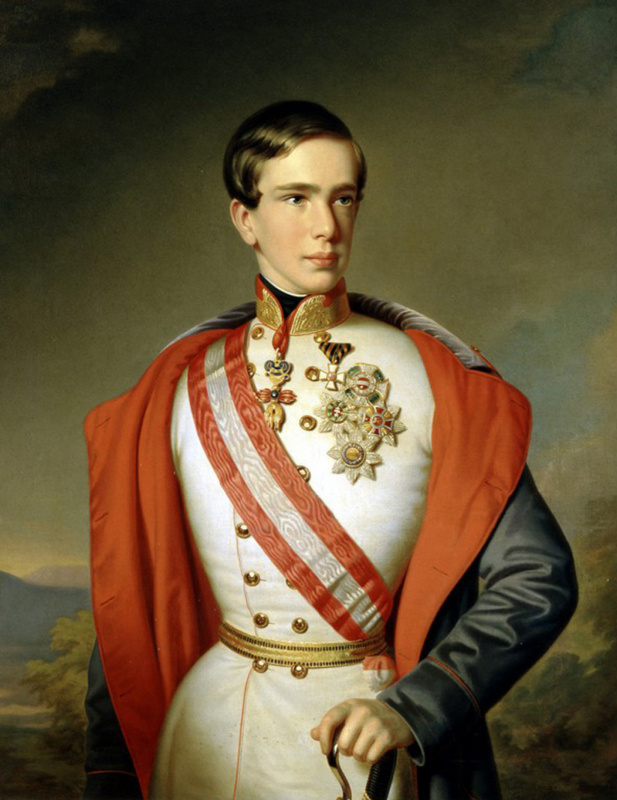Eduard Klieber. Portrait of Franz Joseph, 1851