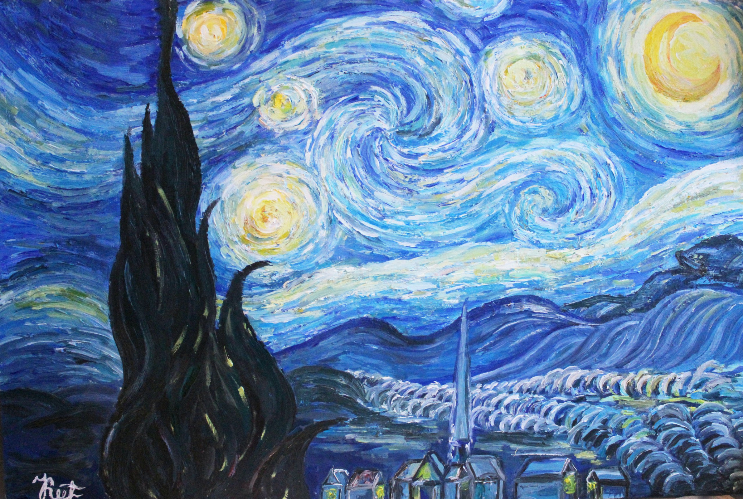 Картина звездная ночь ван. «Звёздная ночь» Ван Гог. Картина Ван Гога Звездная ночь. Ван Гог Звёздная ночь оригинал. Звездная ночь, Автор Ван Гог.