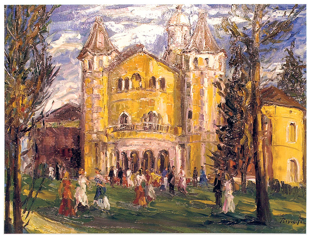 Antonio Reverte. Yellow house