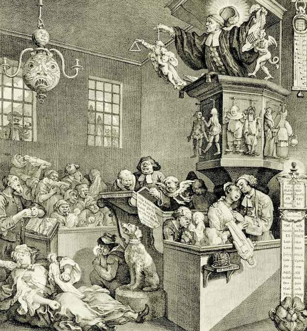 Shows the enthusiasm, 1761, 35×32 cm by William Hogarth: History, Analysis  & Facts | Arthive