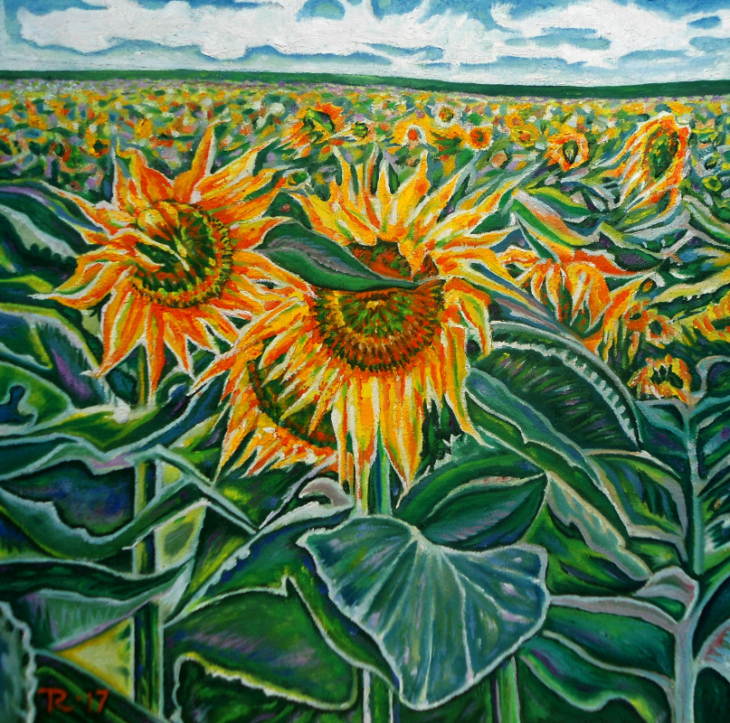 Roman Trofimov. Sunflowers