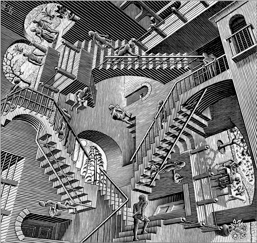 Maurits Cornelis Escher. Relativity
