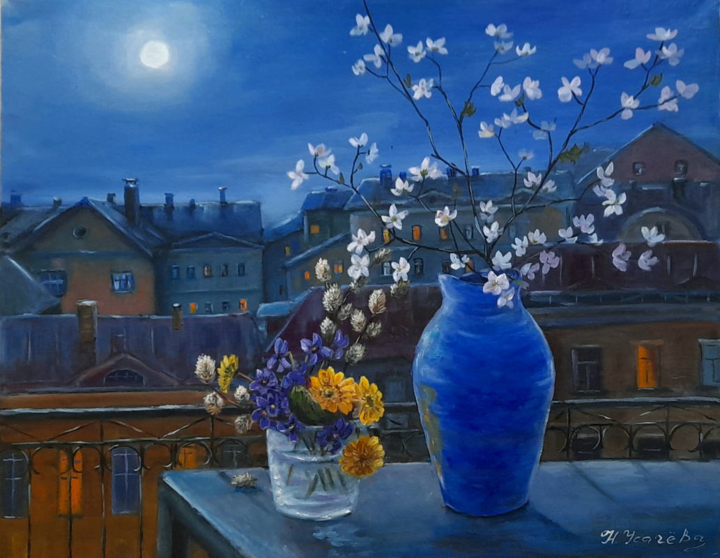 Natalia Viktorovna Usacheva. "Spring Nocturne."