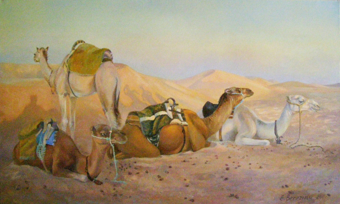 Верещагин картины с верблюдом