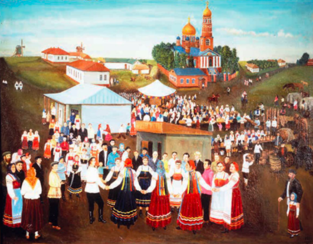 Mikhail Sergeevich Kramskoy. Fair in Verkhopenje
