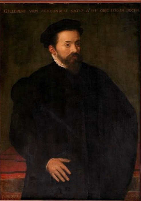 Frans Floris. Portrait of Gilbert van Schoonbeke (1519-1556)