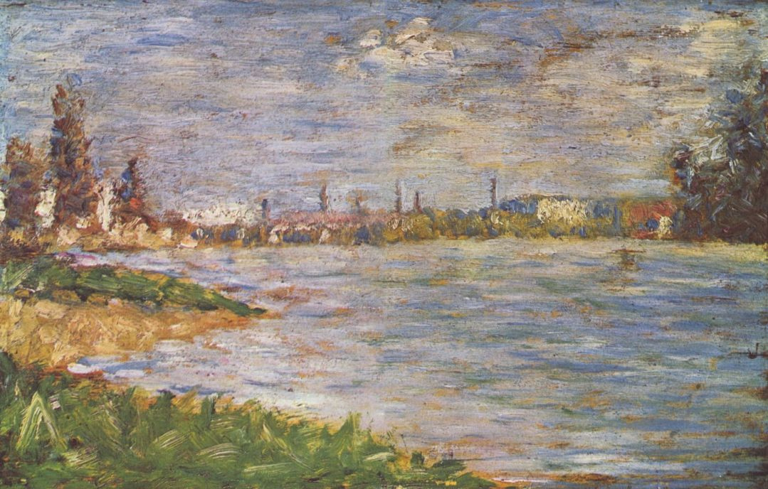 Georges Seurat. The two banks