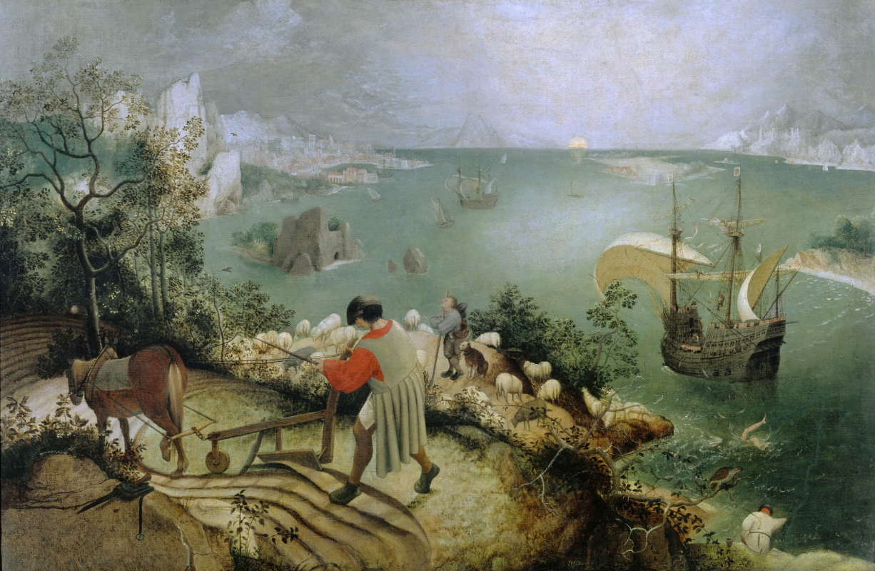 Landscape with the fall of Icarus