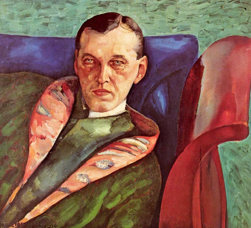 Boris Dmitrievich Grigoryev. Portrait of Alexander Alexandrovich Korovin