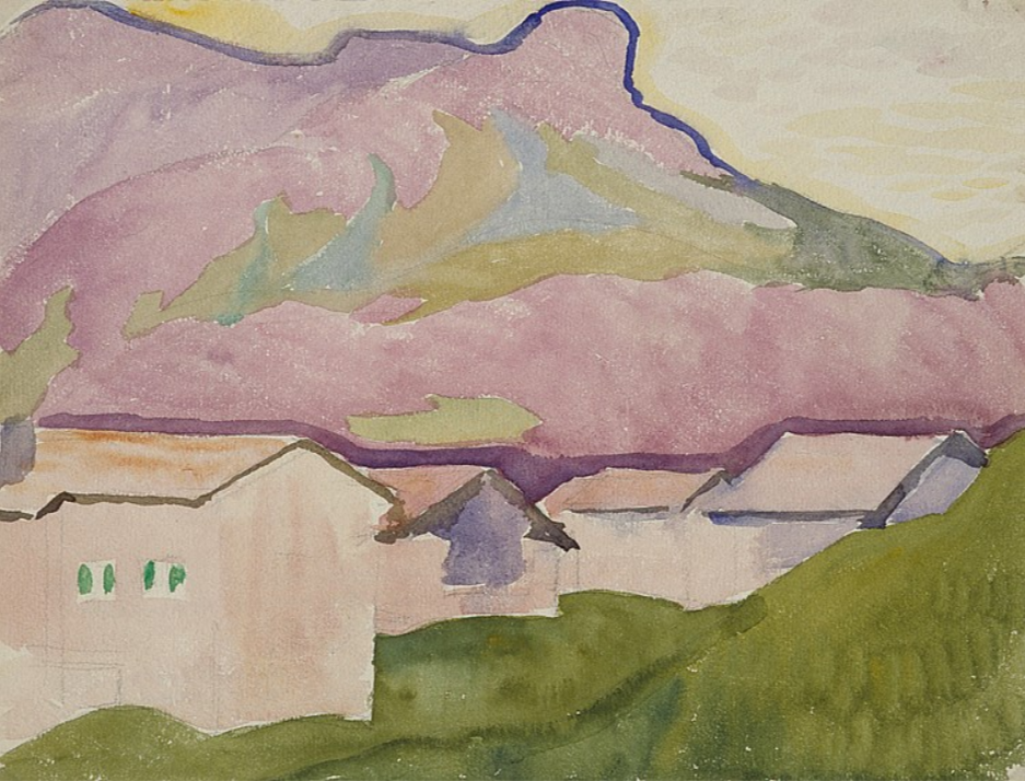 Giovanni Giacometti. Home in the mountains Capolago