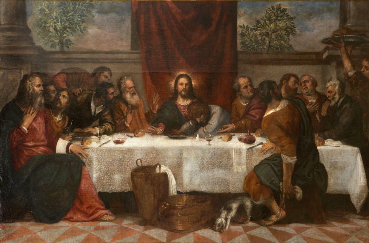 Titian Vecelli. The last supper