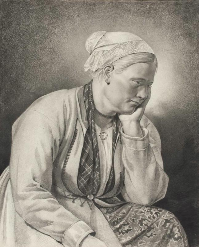 Maria Alekseevna Polenova (Voeikova). Chukhonka from the vicinity of the royal village