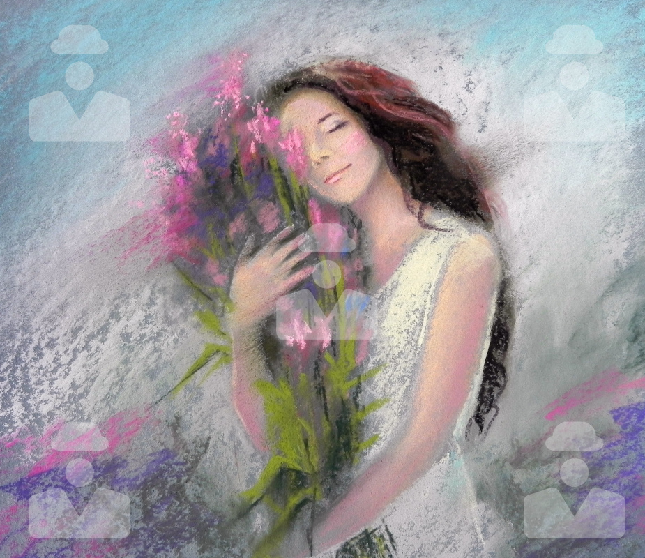 Elena Kurnosova. Sketch for "My Summer"