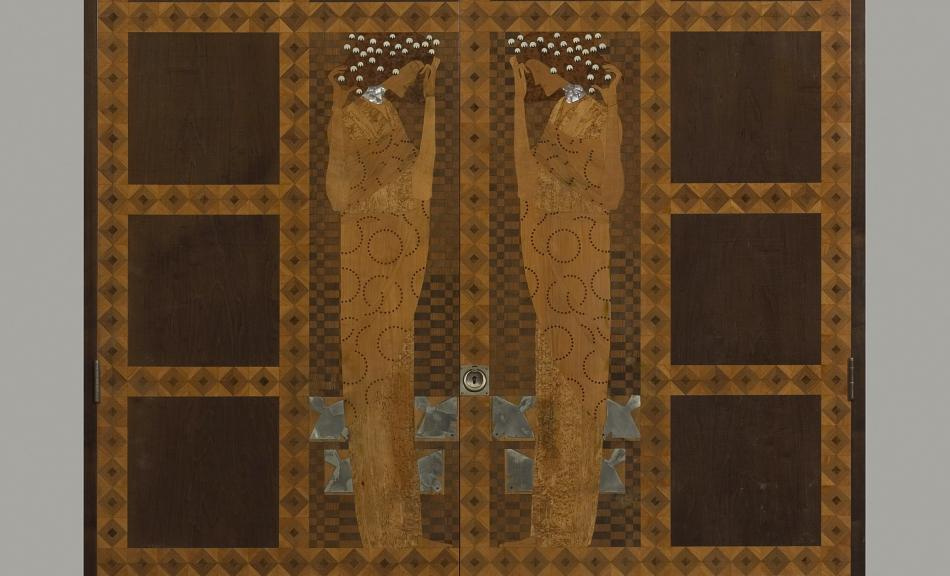 Koloman Moser. Inlaid Armoire from the Eisler-Terramare Apartment Bedroom