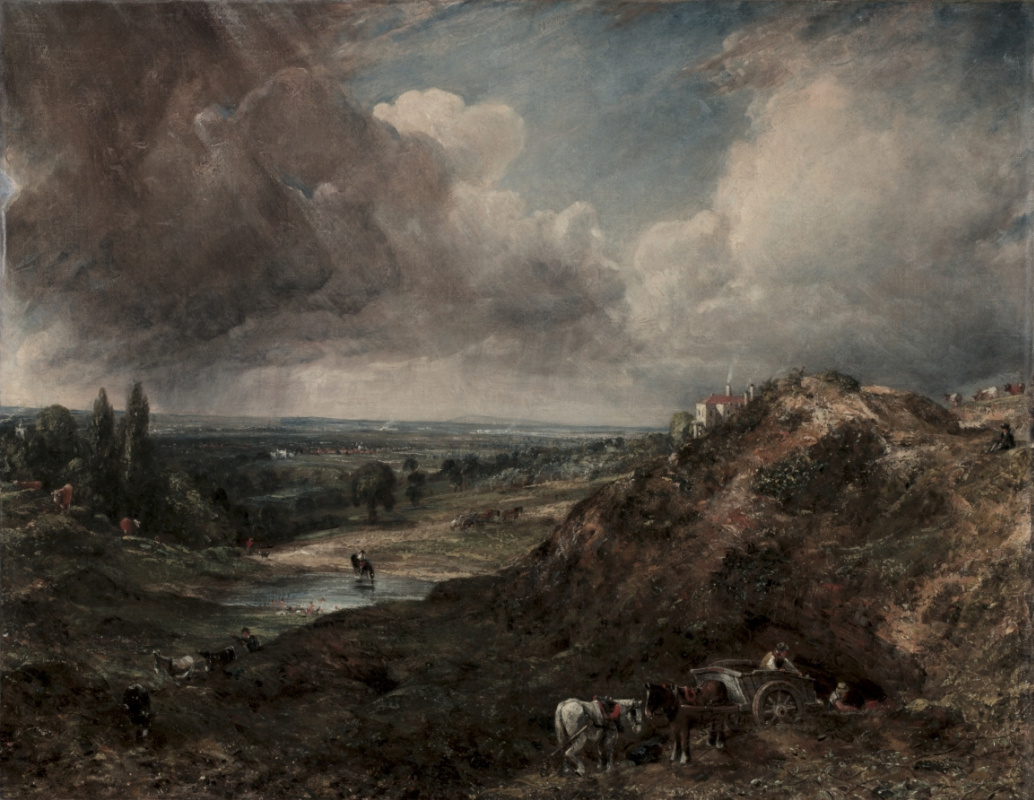 John Constable. Sleeve pond hill, Hampstead