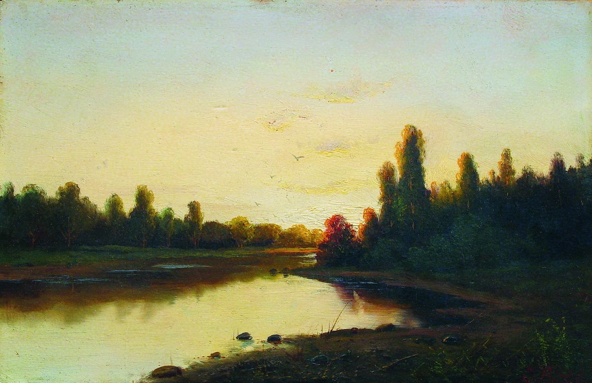 Какой жанр пейзаж. Волков Ефим Ефимович (1844-1920) река. Волков Ефим Ефимович художник. Ефим Волков (1844 – 1920), «Лесное озеро». Картины Волкова Ефима Ефимовича.