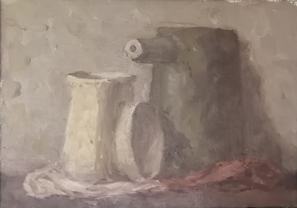 Ilya Alexandrovich Taratuta. Still Life with Three Objects