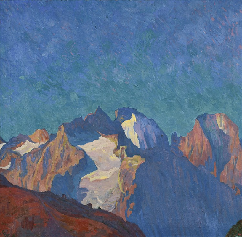 Giovanni Giacometti. The massif Albina-Bondasca