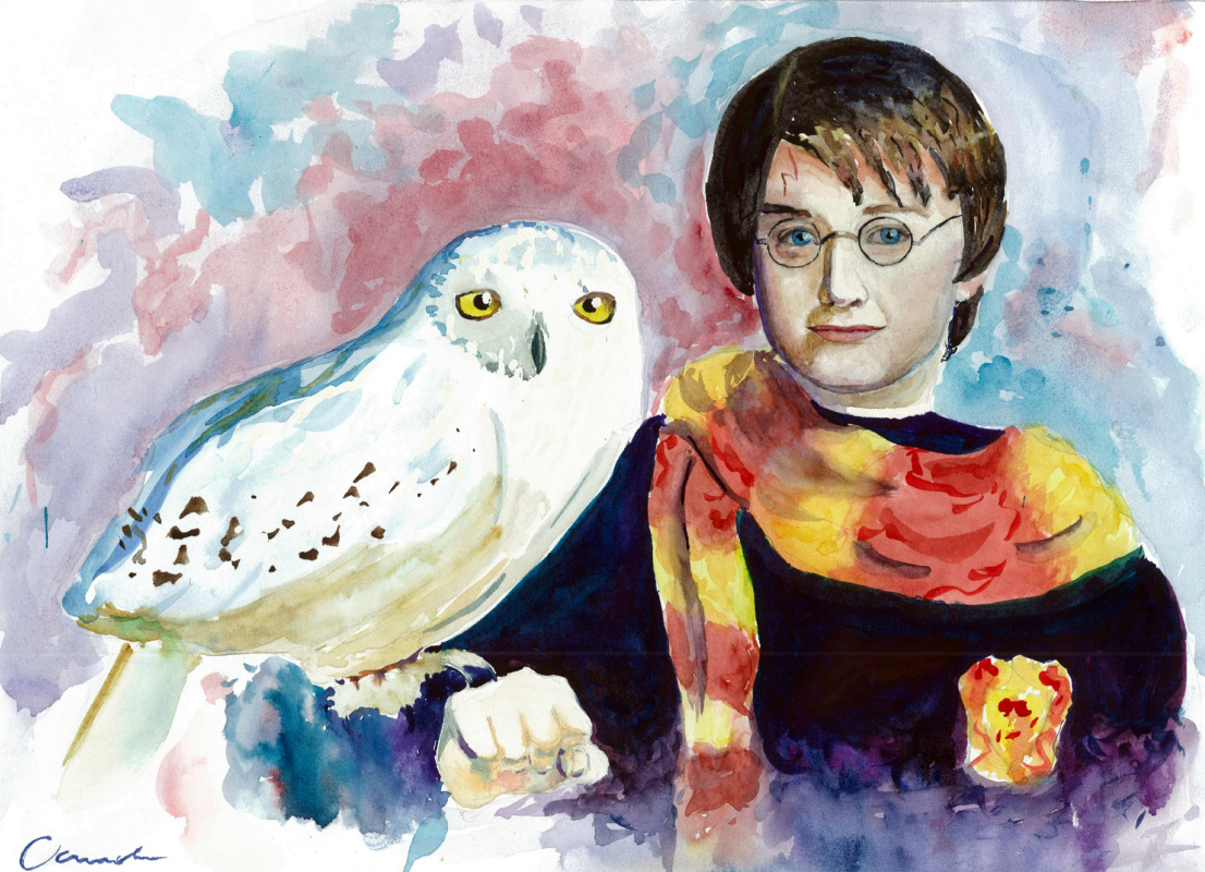 Ekaterina Viktorovna Mitrofanova. Harry Potter and Hedwig