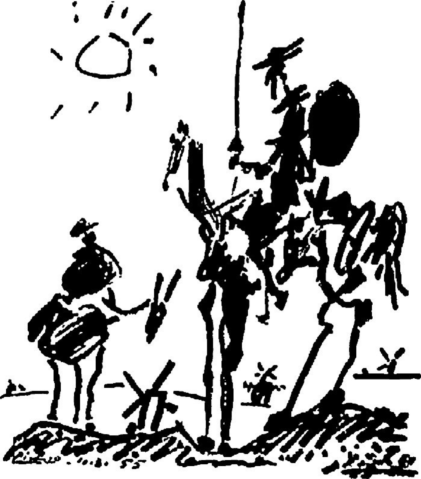 Pablo Picasso Don Quixote, 1955: Descrizione dell'opera | Arthive
