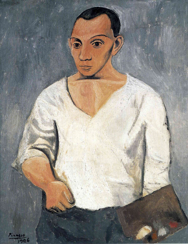 Пабло Пикассо. Автопортрет с палитрой