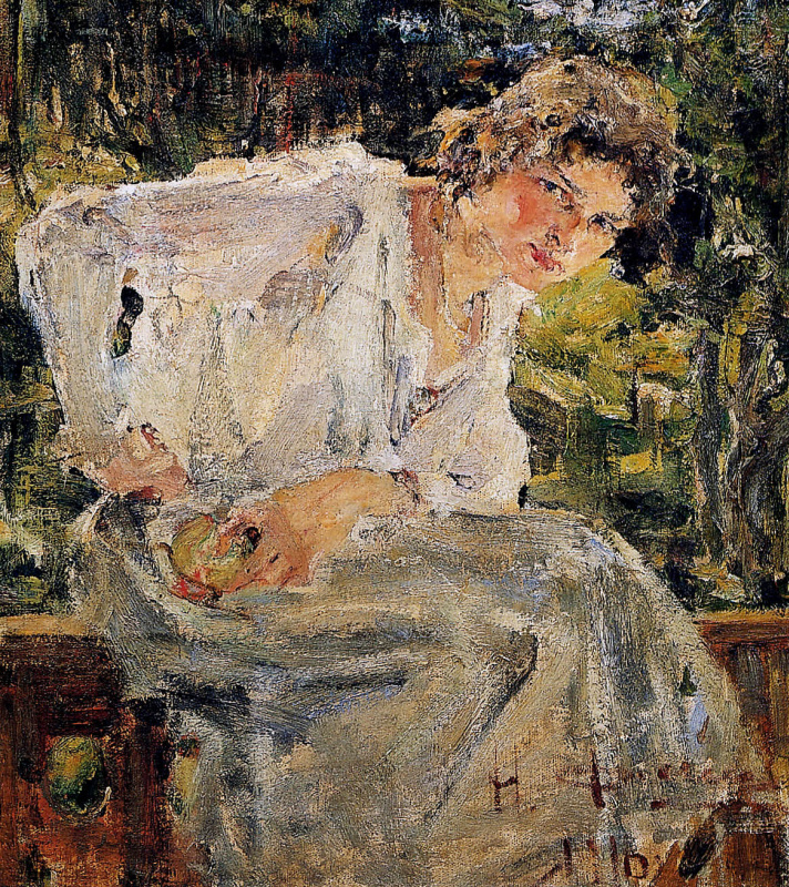 Nicolai Fechin. Portrait of a young woman (Natalia Podbelskaya)