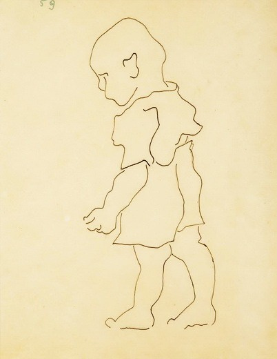 Vladislav Maximilianovich Strzheminsky (1893-1952). Walking Boy