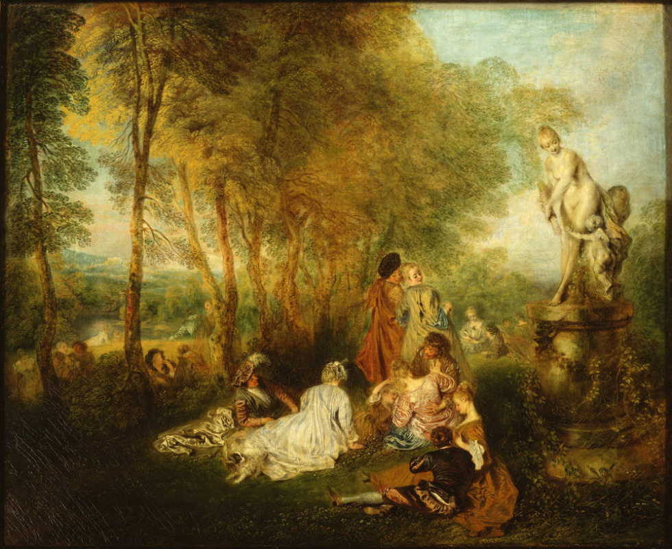 Antoine Watteau. The feast of love