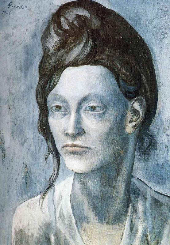 Пабло Пикассо. Женщина с забранными наверх волосами