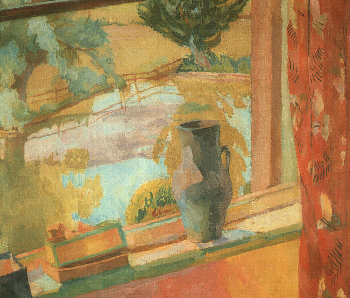 Bell. Vase by the window