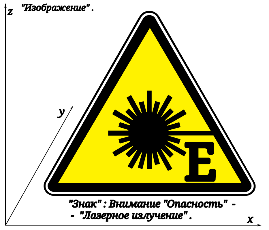 Осторожно лазерное излучение знак картинки