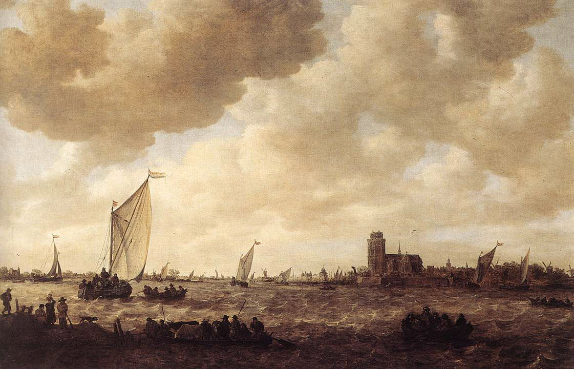 Jan van Goyen. View of Dordrecht