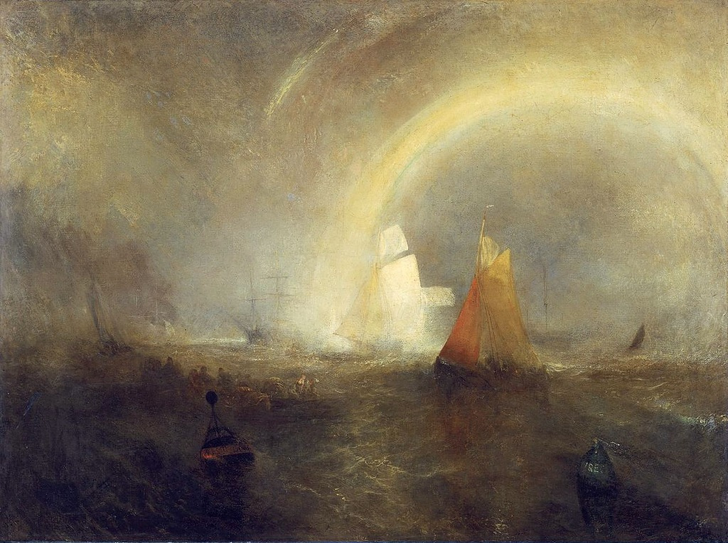 Joseph Mallord William Turner. The buoy on the shipwreck