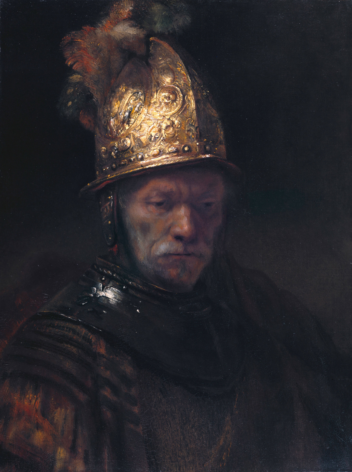 Рембрандт Харменс ван Рейн. Мужчина в золотом шлеме