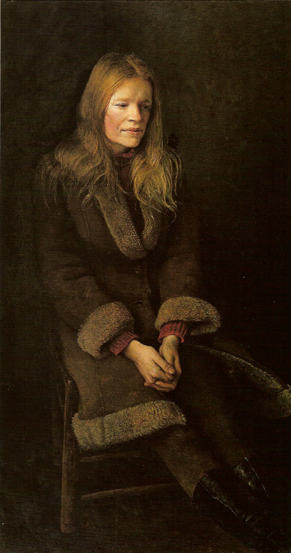Andrew Wyeth. Sheepskin (from the series "Helga")