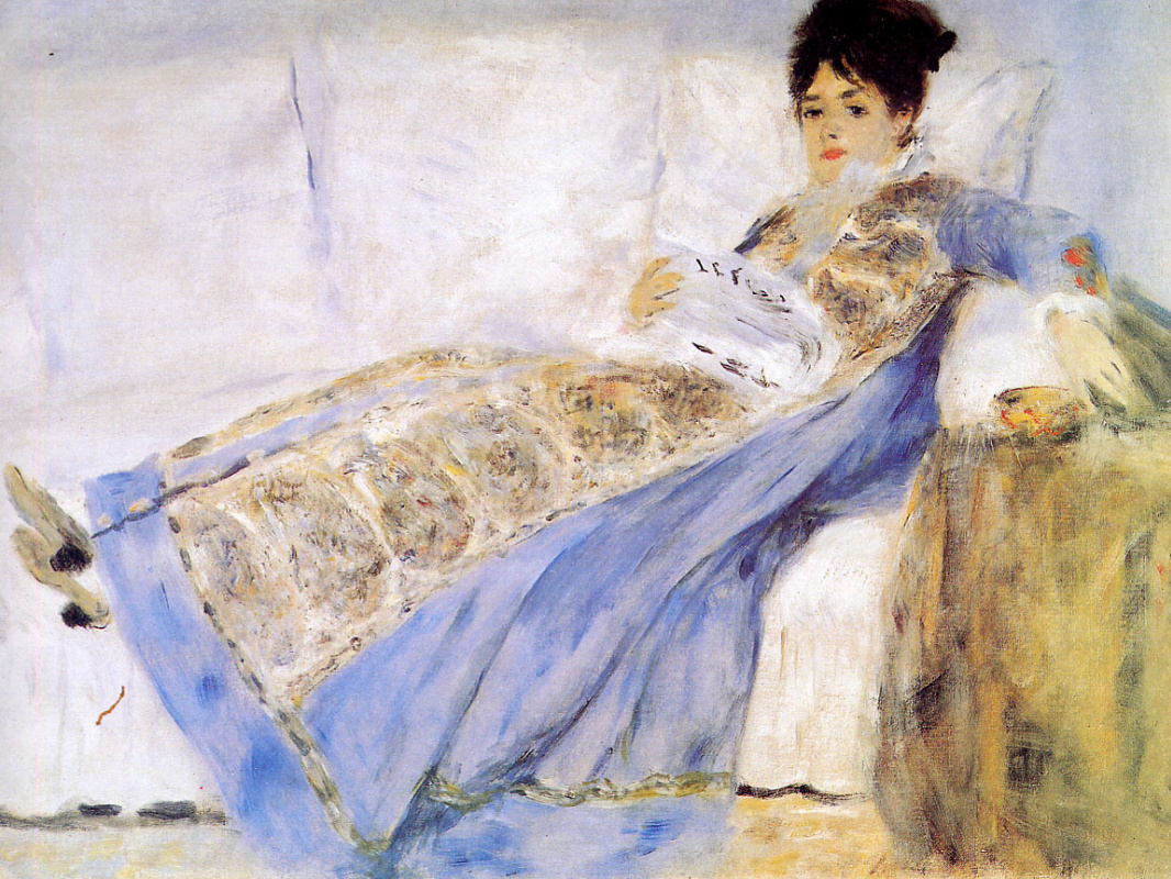 Pierre-Auguste Renoir. Portrait of Madame Monet