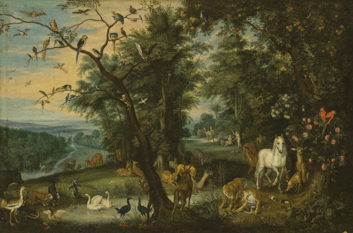 Buy digital version: Paradise by Jan Brueghel the Younger | Arthive