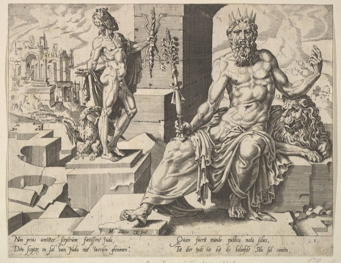 Dirk Volkertson Kornhert (1522-1590). The Testament of Judah. From the series "The Twelve Patriarchs