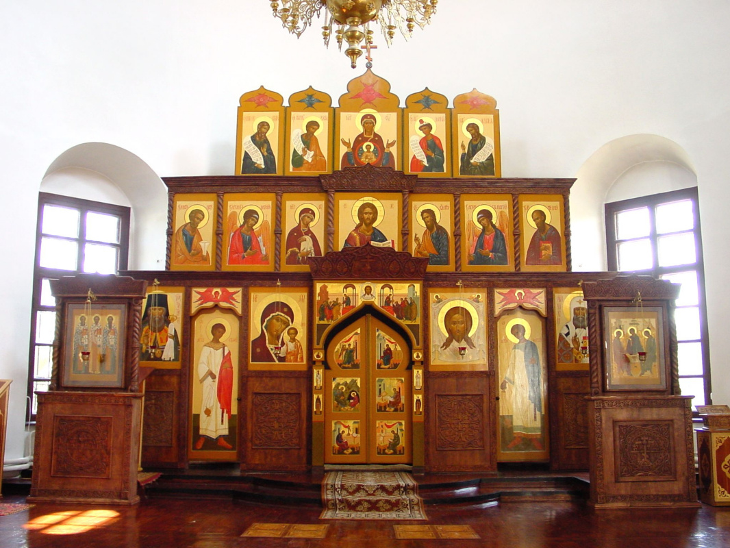 Igor Yurevich Drozhdin. Iconostasis of the Church of the Savior of the Nerukotvorny in Islavskoye