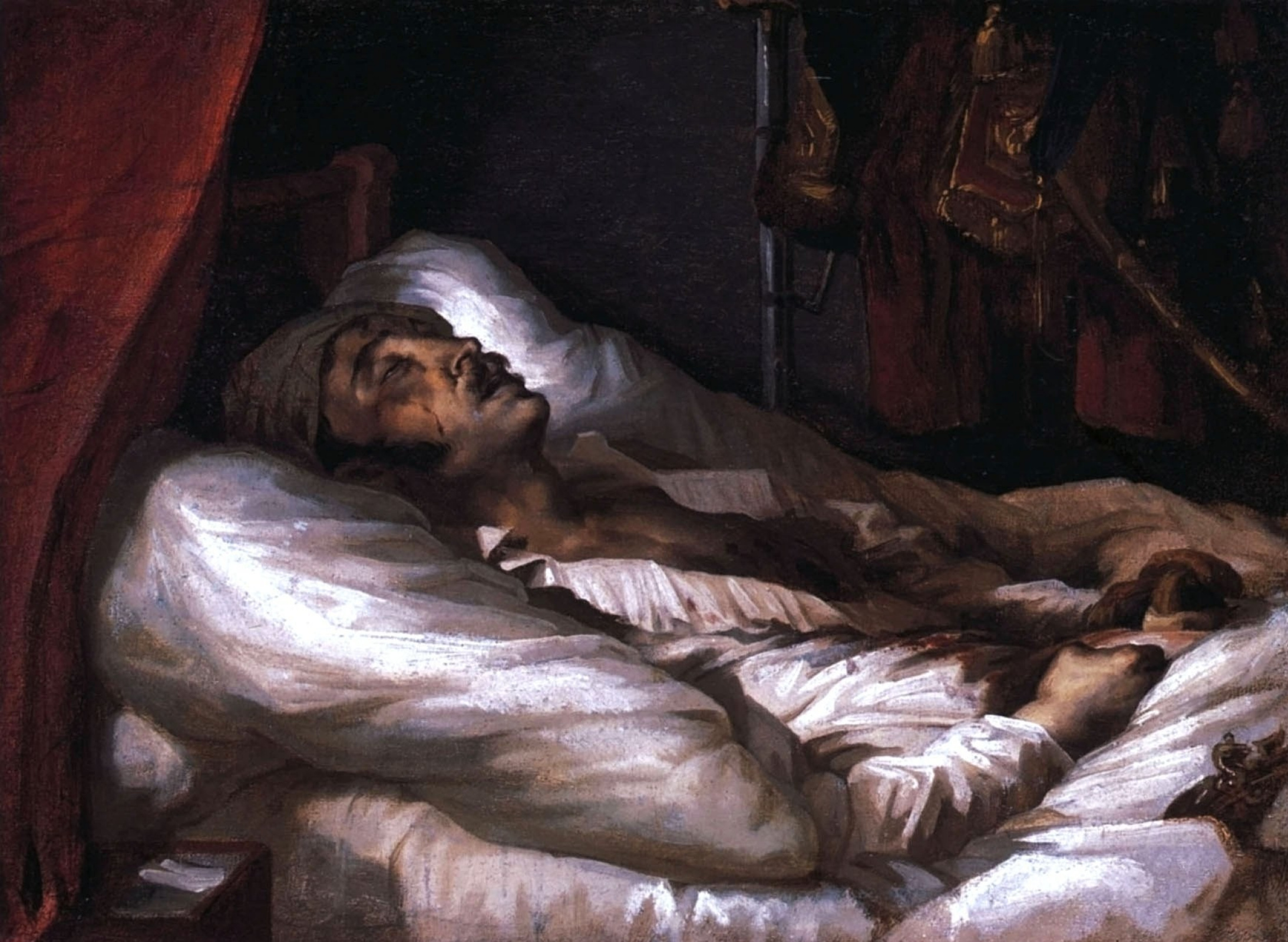 Умирающая смерть. Теодор Жерико. Теодор Жерико картины. Жерико автопортрет 1818.