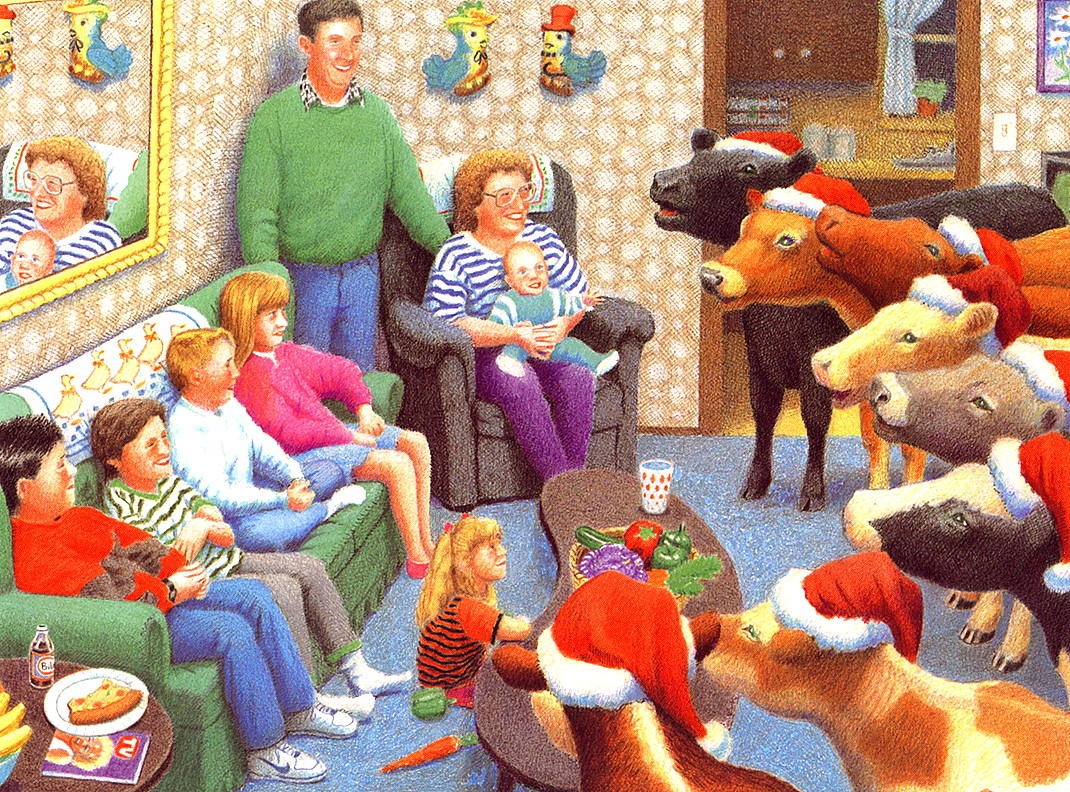 Daniel Lane. Christmas cow 07
