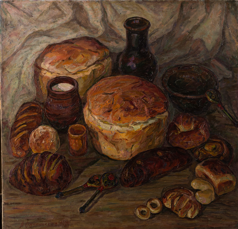 Alexander Ivanovich Ovchinnikov. Russian bread.