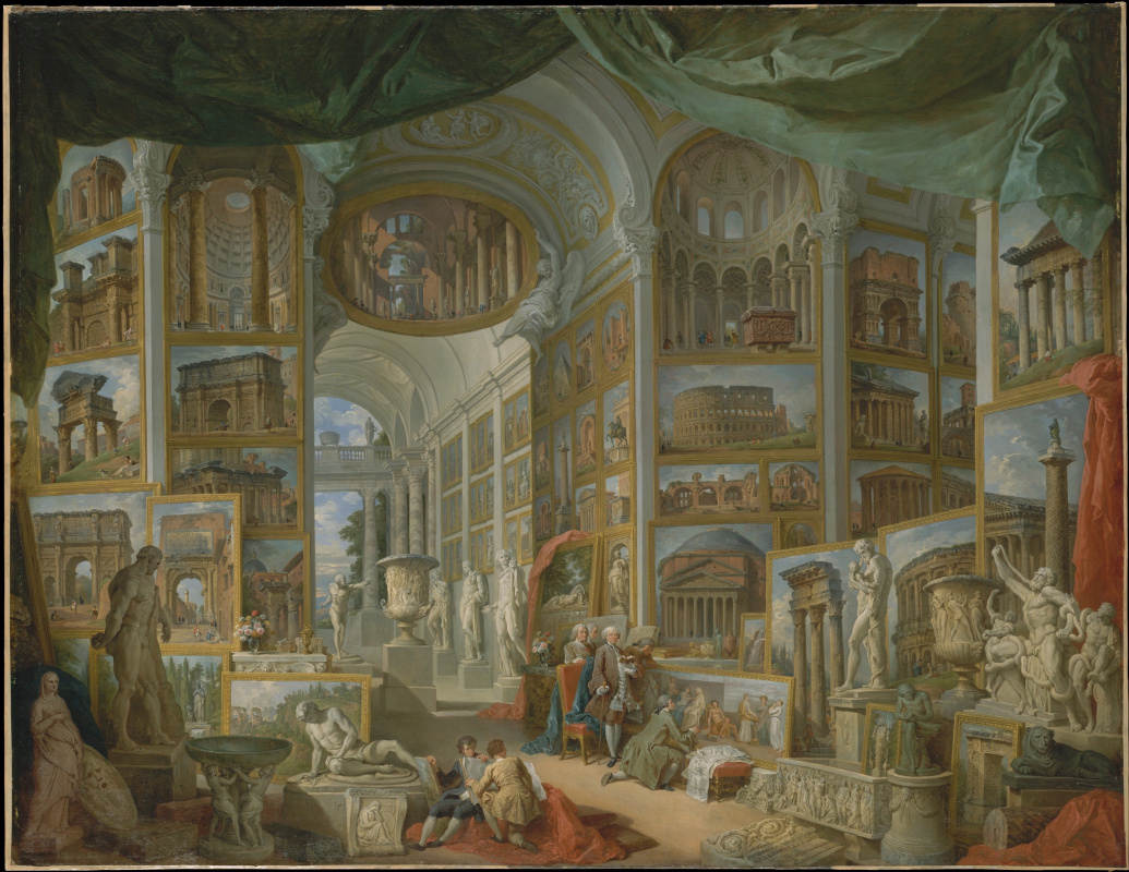 Giovanni Paolo Pannini. Gallery with views of ancient Rome