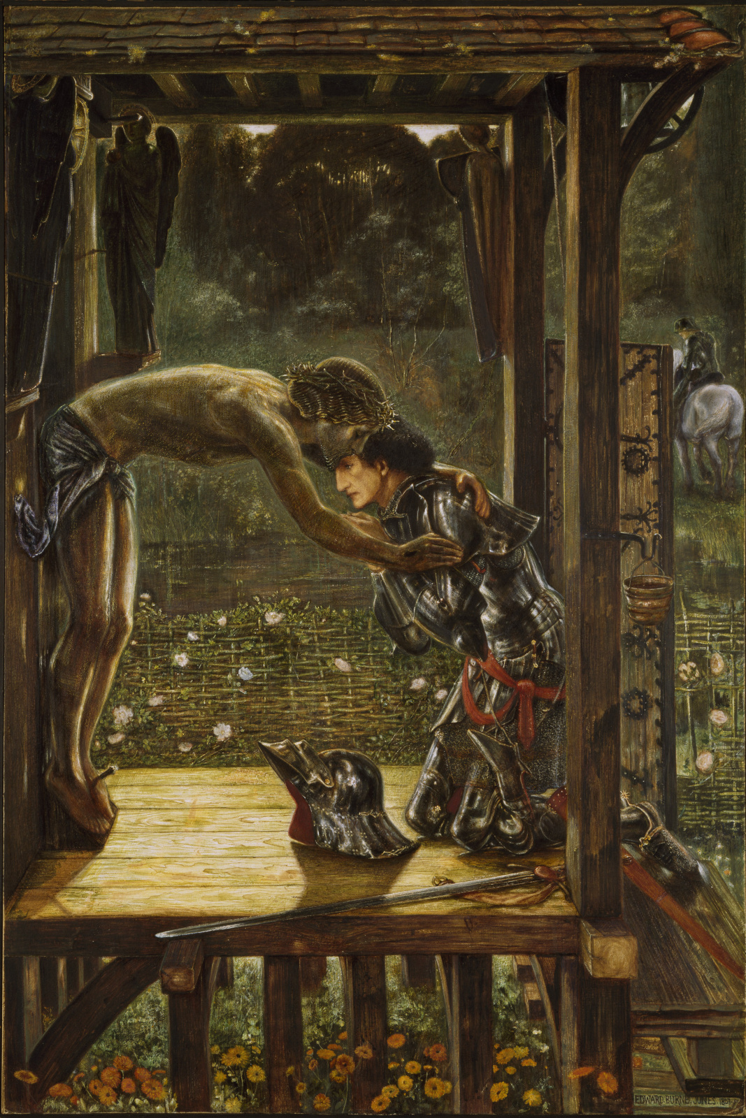 Fides, 1872, 63×178 cm by Edward Coley Burne-Jones: History