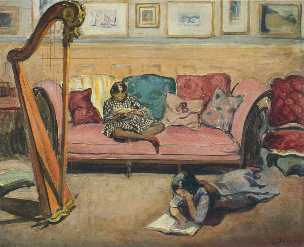 Лебаск Interior with Harp