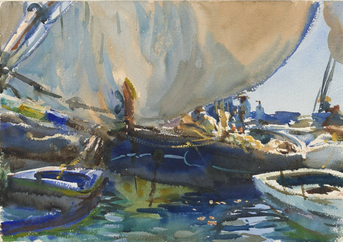 John Singer Sargent. The boat with melons