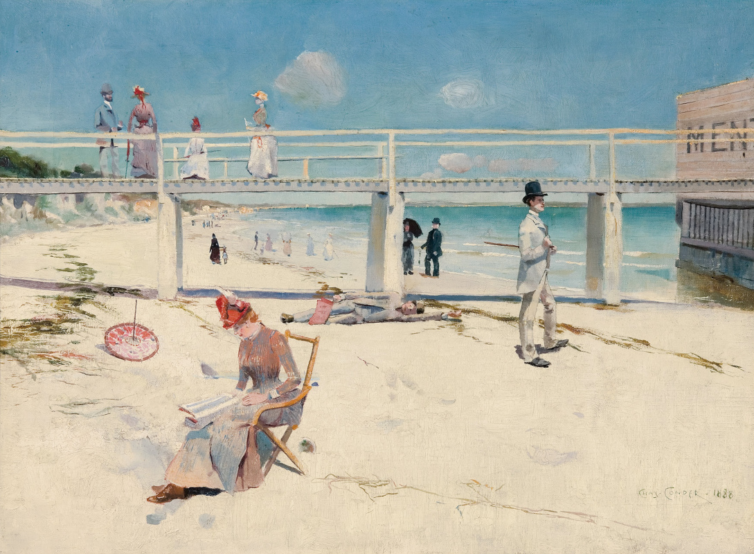 Charles Conder. A weekend in Menton