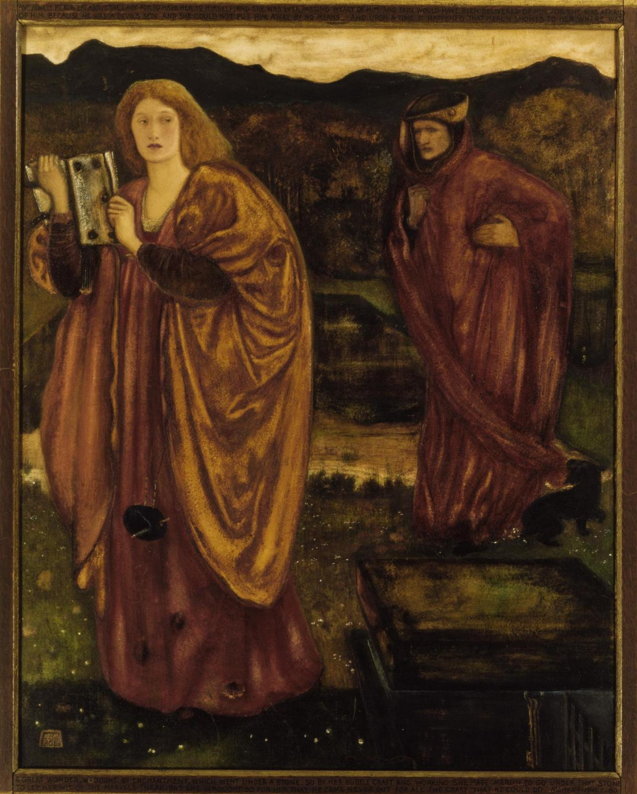 Fides, 1872, 63×178 cm by Edward Coley Burne-Jones: History